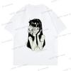New Anime Tomie Print Top Tees Men Women Vintage Print Streetwear Hip Hop Tshirt Fashion Comic Tomie Y2K Graphics T-shirt Unisex