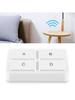 Wireless Button 4 Way Switchs Button for ZigBee Scene Wall Switchs for Tuya Automation Scene Controllers