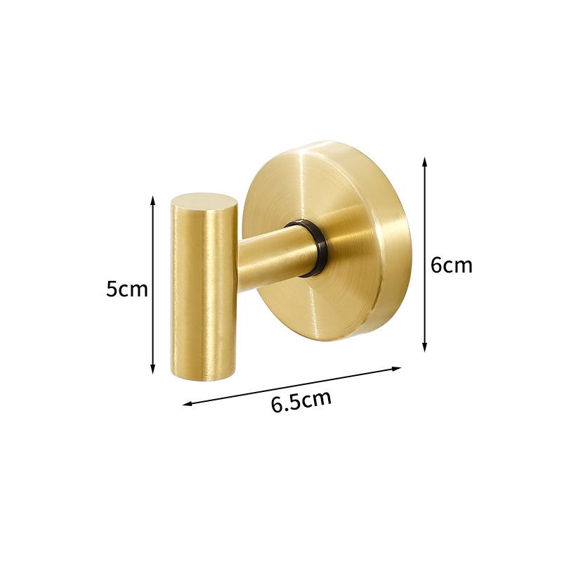 Stainless Steel No-Drill Suction Cup Hook for Bathroom Walls
