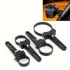 2PCS Anti-rolling Rack Mount Bracket Anti-collision Rod Work Light Clip Bracket Universal Car Bracket Car Front Bar Round Tube