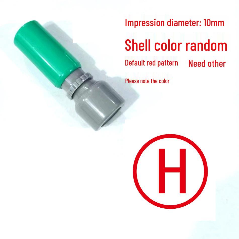 10mm Lichtempfindliches Stempelset: Vollständiges englisches Alphabet & Zahlen 0-9, Perfekt für Lehrer & Nummerierungsaufgaben, Kleine Größe