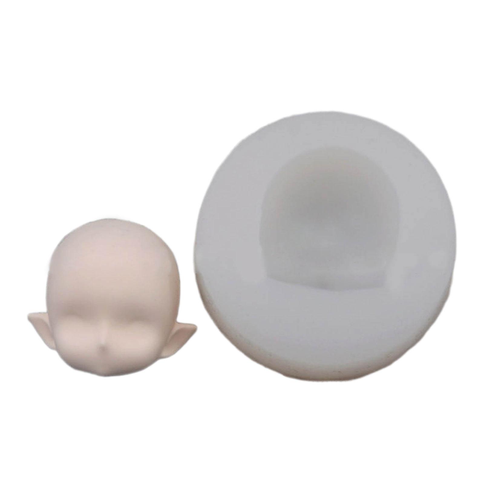 

Глиняная форма для лица младенца, форма для лица куклы, силиконовая форма из эпоксидной смолы для шоколадных конфет, помадки, торта, кекса, украшения 11