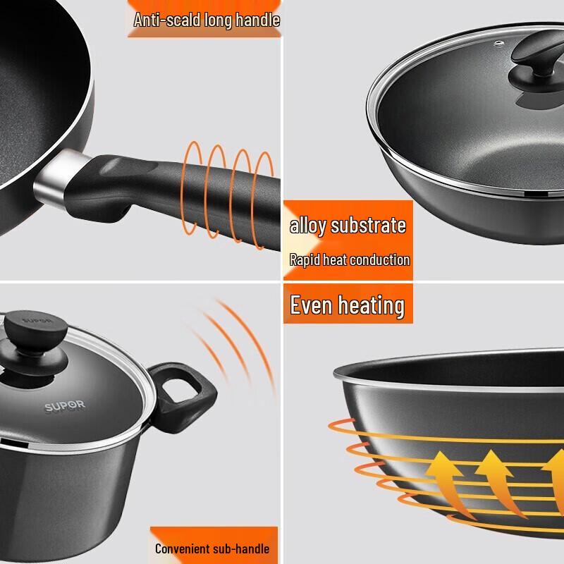 Supor Antihaft-Kochgeschirr-Set