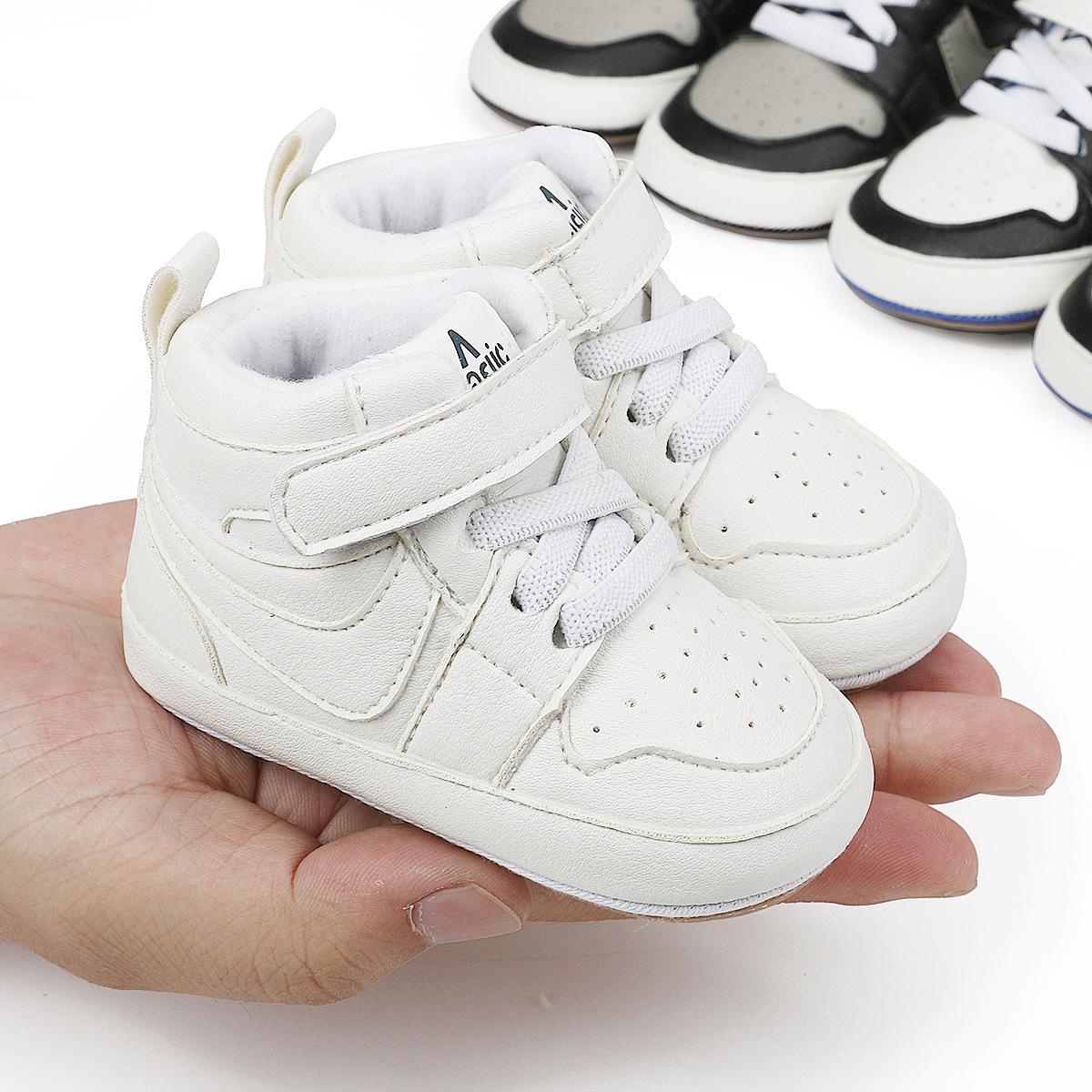 

Детские кроссовки Aimele с высоким верхом для малышей 0-1 года, модель 9813 13cm (119g) белый