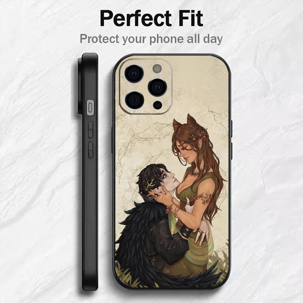 

Чехол для телефона T-The C-Cruel P-Prince Jude и C-Cardan для iPhone 17, 16, 15, 14, 13, 12 Plus, Max, Мягкий силиконовый, Черная крышка iPhone15pro