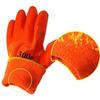 Fleece-Lined Waterproof Winter Work Gloves - Rubberized, Wear-Resistant, Men’s Labor Protection.