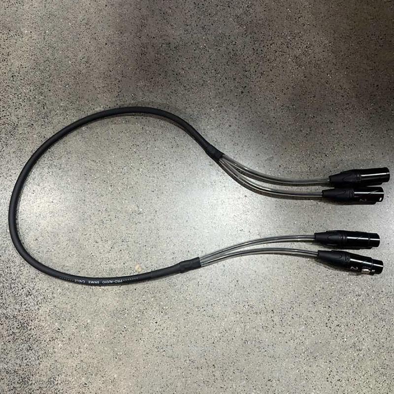 2/4/6 kanálový profesionální multimediální 3pinový XLR kabel samec-samice symetrický audio prodlužovací kabel