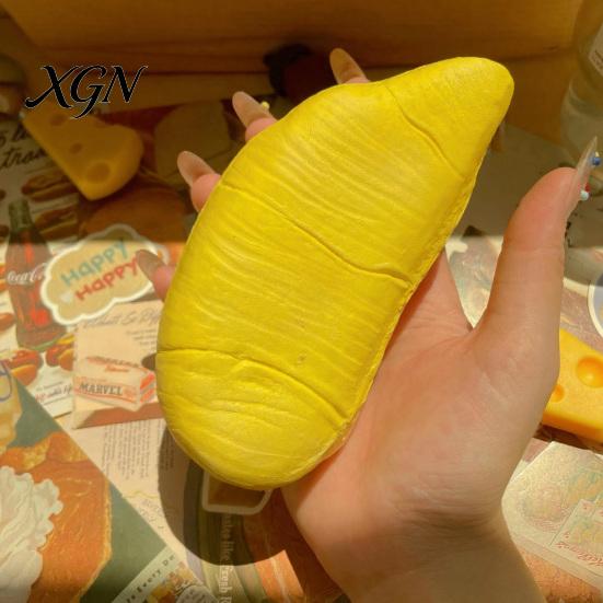 Sensory Stress Toy Lifelike Durian Squeeze Slow Rebound Decompression Relief Toys Food-Themed Gadget for Kids Adults Eye-catching