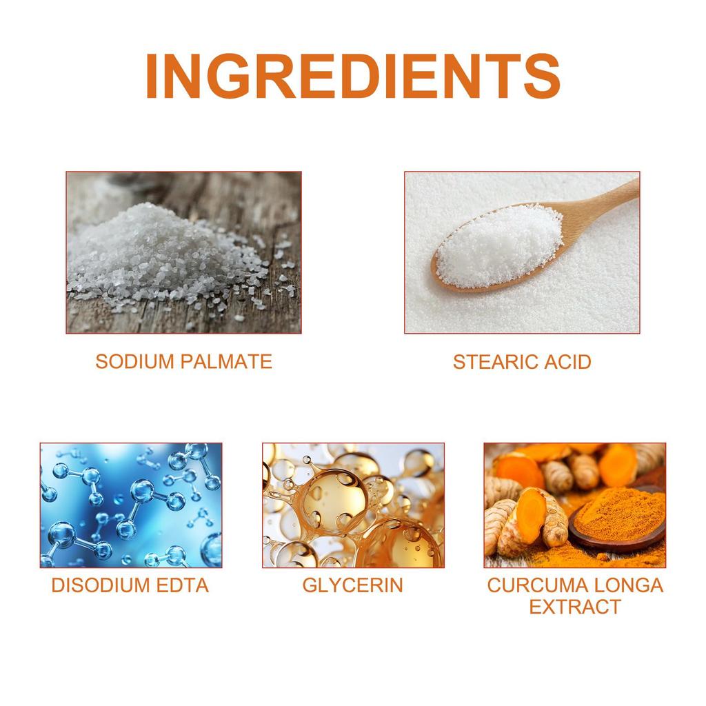 100g Turmeric Face Soap Facial Repair Gentle Cleansing Blemish Reduction Smoothing Fine Lines Cleansing Soap