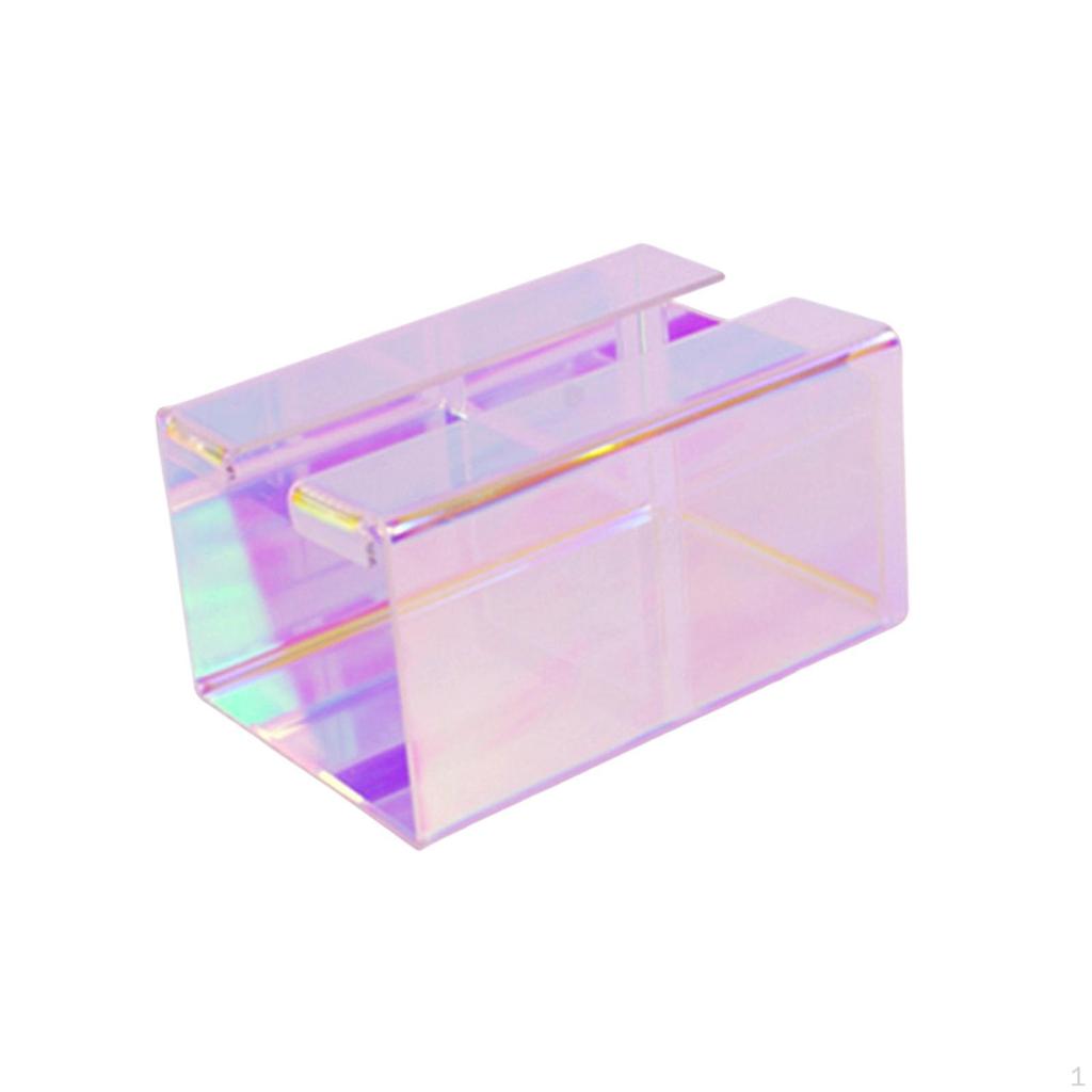 Acrylic Tissue Box Cover, Light Luxury Modern Napkin Dispenser Facial Holder