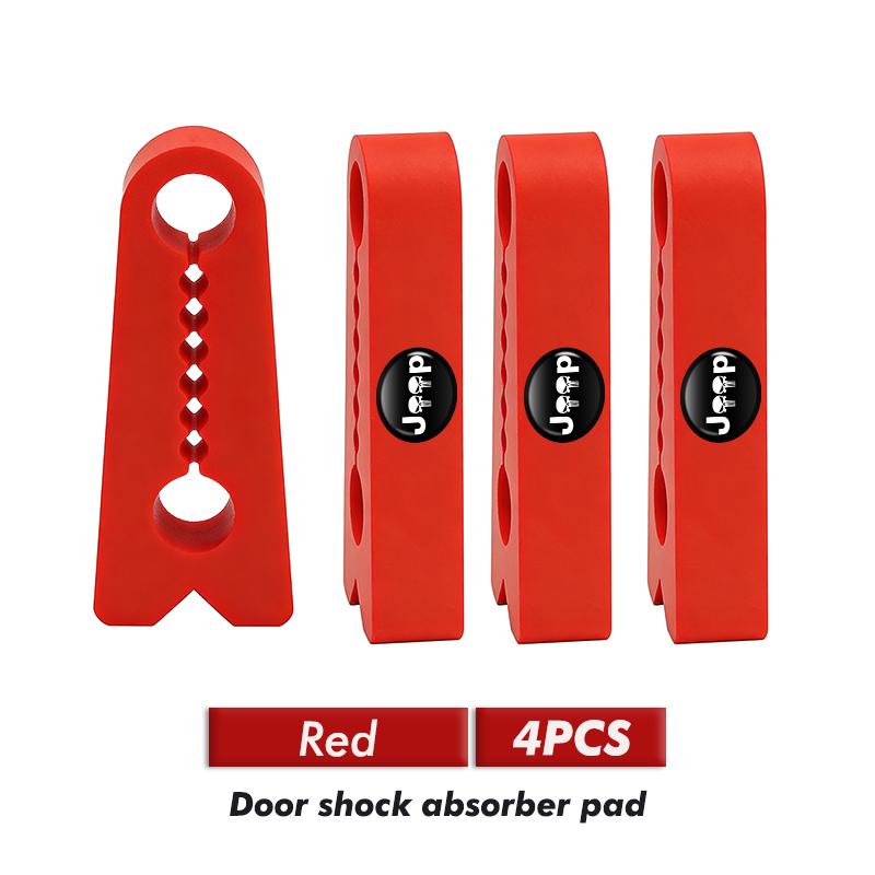 Car Door Lock Buffer Deaf Seal Deadener Silicone Sound Damper Accessories For Jeep Compass Renegade Cherokee Wrangler JK Patriot AMO1