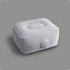 Inflatable Foot Rest Quickly Inflate and Deflate Travel Footrest Soft Flocked Surface