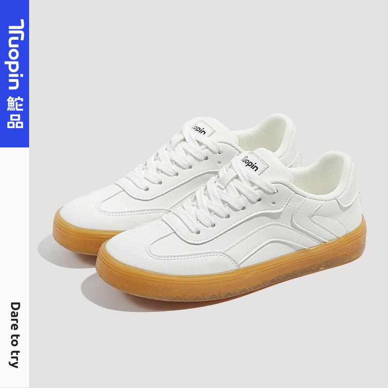 Silver German training shoes women's spring and autumn new shoes lace little white shoes niche retro women's shoes versatile board shoes