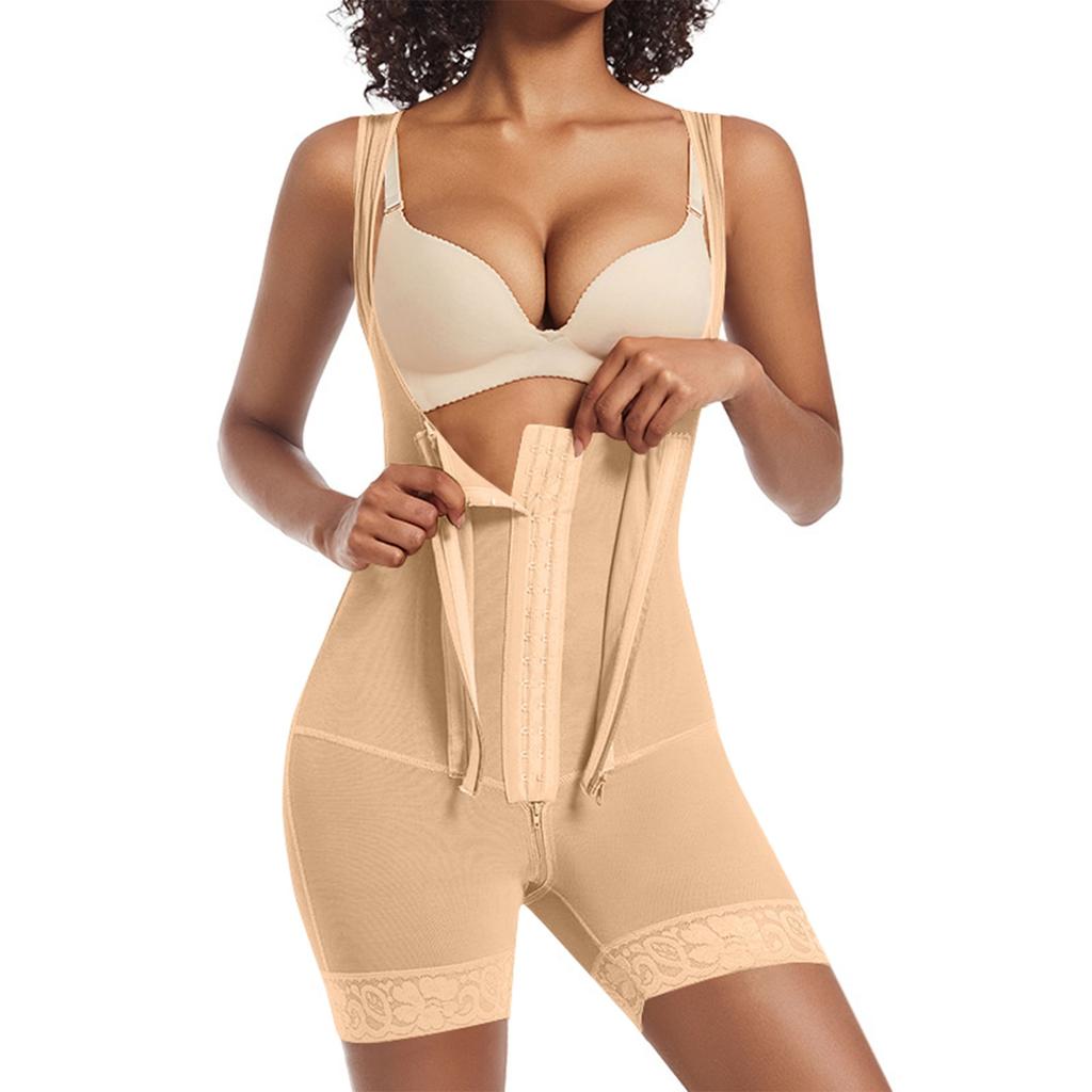 Women's Solid Color Tight Waist Shaping Top Tummy Shaping Bodysuit