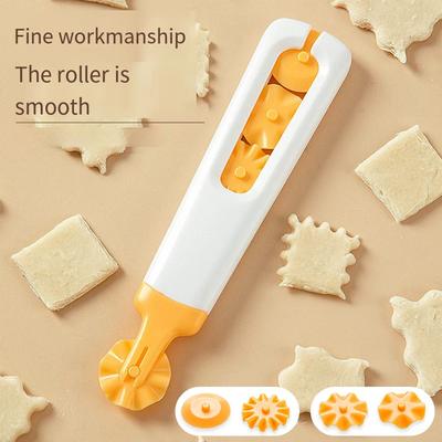1 juego de cortador de rodillos para galletas y albóndigas, cuchilla de corte redonda para masa, rueda circular para pizza, masa de tarta, herramienta para hornear