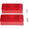 Solarhome 2 PCS Rear Tail Light Lens 6672276 for Bobcat Skid Steer Loader 553 751 753 763 773 863 864 873 883 963 A220 A300 S100 S130 S150 T110 T140