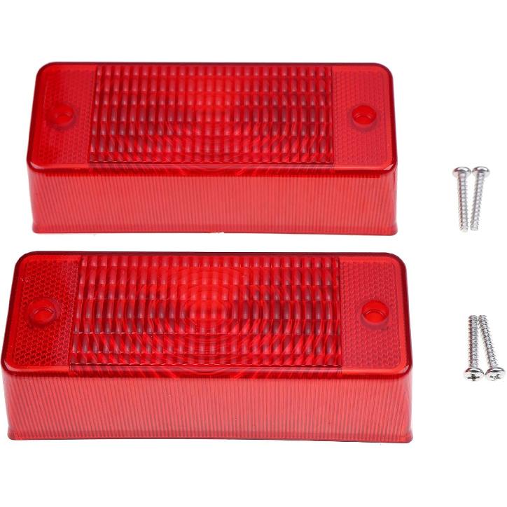 Solarhome 2 PCS Rear Tail Light Lens 6672276 for Bobcat Skid Steer Loader 553 751 753 763 773 863 864 873 883 963 A220 A300 S100 S130 S150 T110 T140