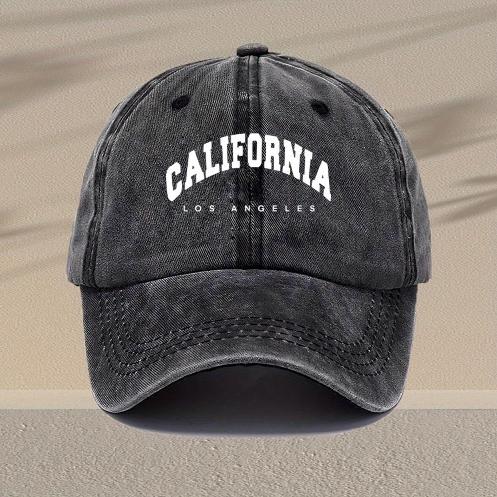 Fashion Letter Print MenS Washed Cap Casual MenS Baseball Cap Distressed MenS Hat Adjustable Ideal for Gifting DesignDr