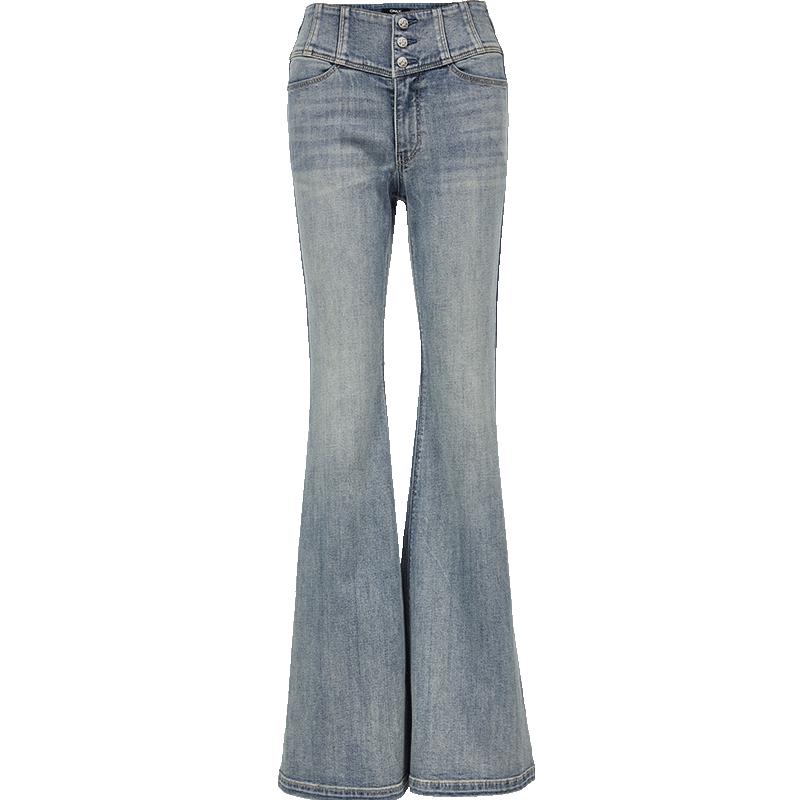 

ONLY Women s High-Waist Flare Jeans M