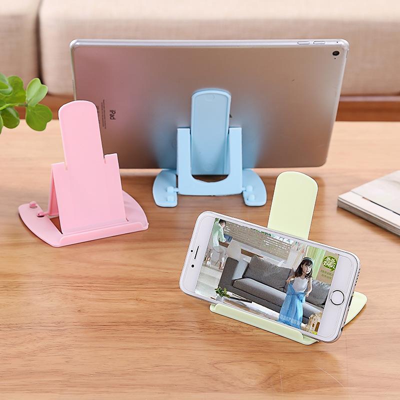 Card Mobile Phone Stand Foldable with Two Adjustable Angle Mobile Phone Stand Portable Plastic Mobile Phone Stand