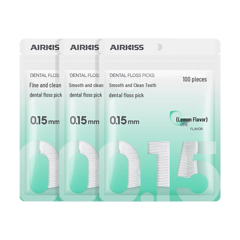 

AIRKISS Ultra-Fine Portable Dental Floss Sticks