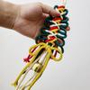 Handmade Christmas Decor Pendant Colorful Christmas Decorations Cotton Rope Bells Pendant  for Home