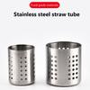 Stainless Steel Cutlery Holder Organizer Container Drainer Storage Spoon Chopsticks Rack Fork Spoon Cutlery Holder Kitchen Tool