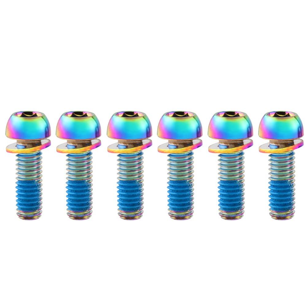Titanium-plated Bicycle Handlebar Screws Stainless Steel Bicycle Disc Brake Caliper Bolt Folding