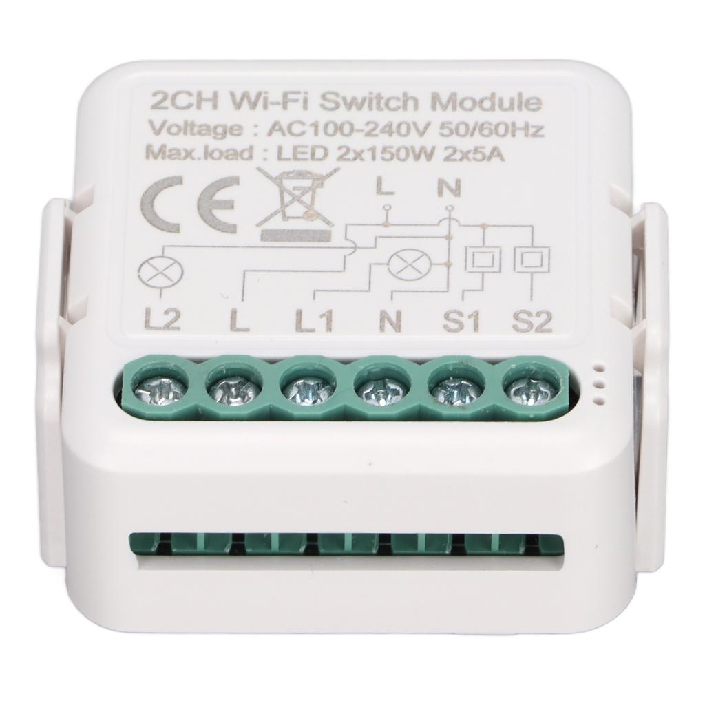 Smart-Schaltermodul WIFI Zwei-Wege Ein Aus Smart-Schaltermodul Automatisierung Sprachsteuerung WIFI