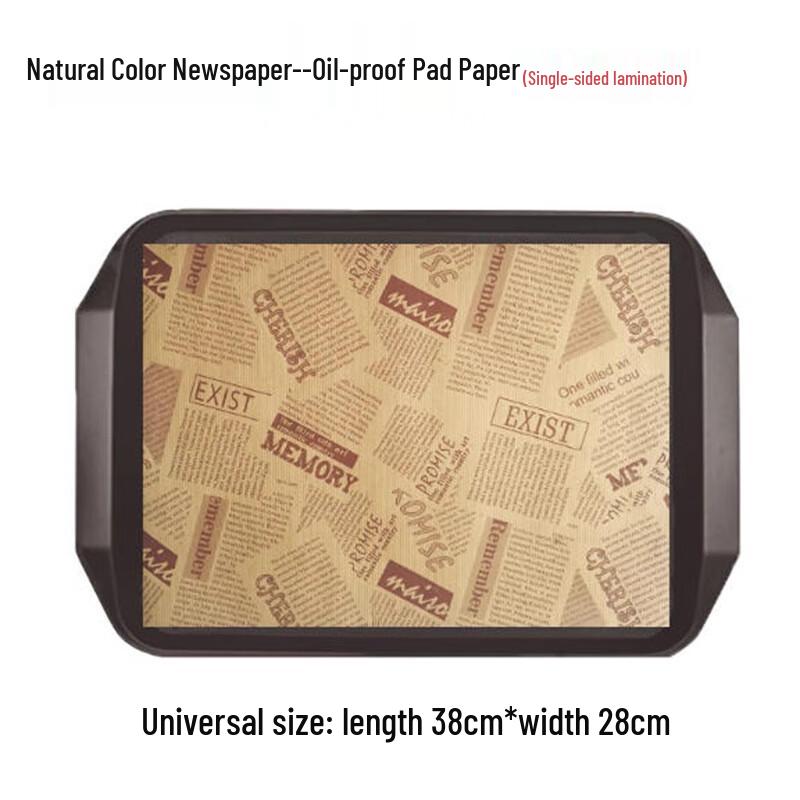 Одноразовые подставки под тарелки Sheng Bi Lai с газетным принтом