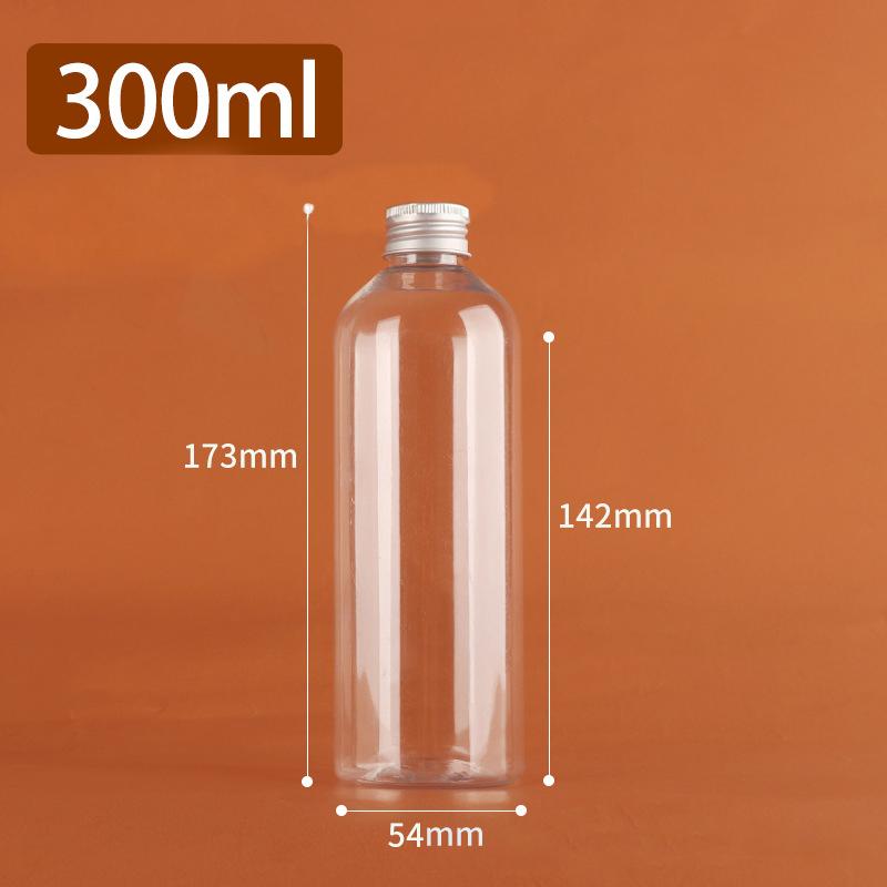 5Ml-500Ml Plastic Bottle Aluminum Cap Transparent Empty Bottle Lotion Sample Cosmetic Dispensing Bottles For Travel