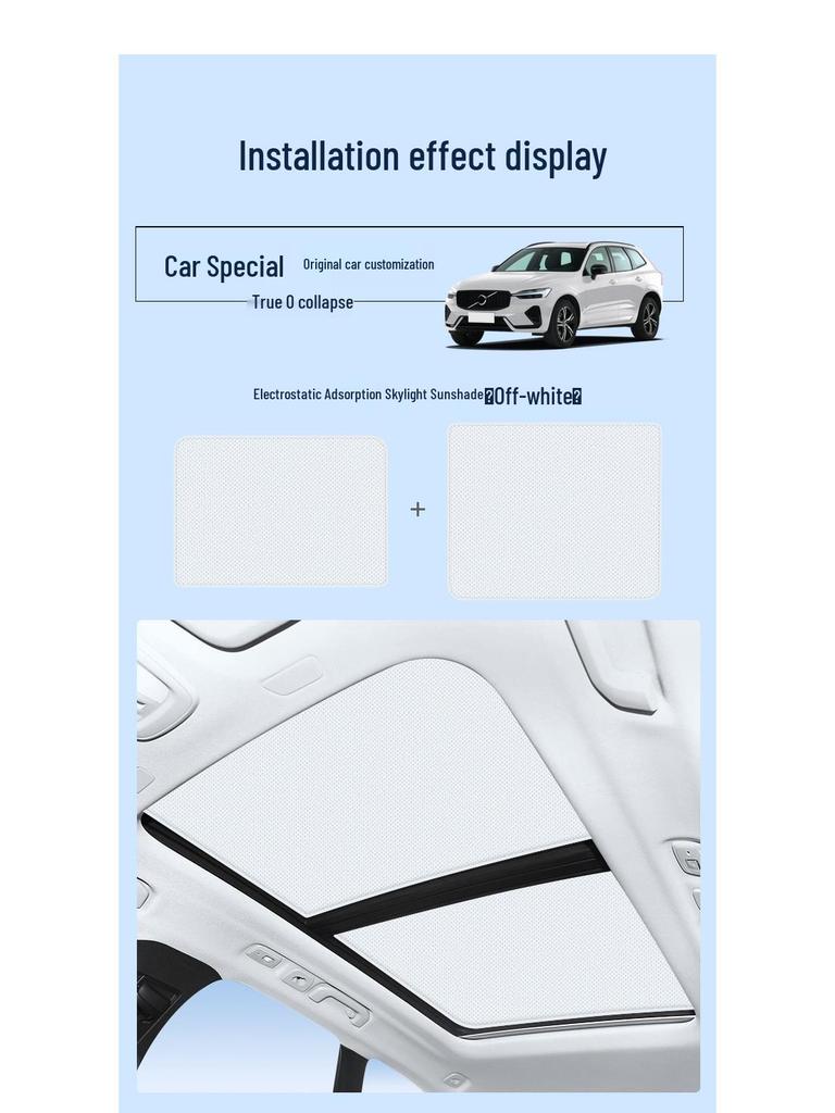 Volvo C40 Sunroof Sunshade: Heat Insulation & Privacy Protection