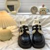 Ladies Thick Bottom Winter Fur One Warm Anti Cold Padded Snow Boots Non-slip Wear Casual Sports Cotton Boots Mary Jane Leather Shoes Loafers Shoes