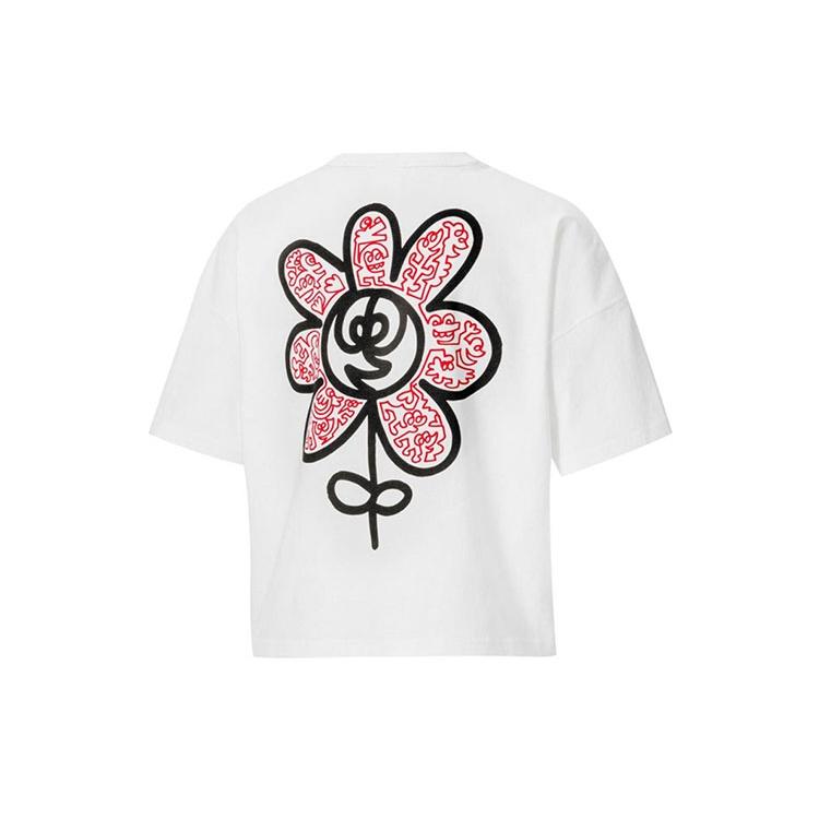 (WMNS) PUMA x Mr Doodle Round-neck White Women s 530659-52 XS