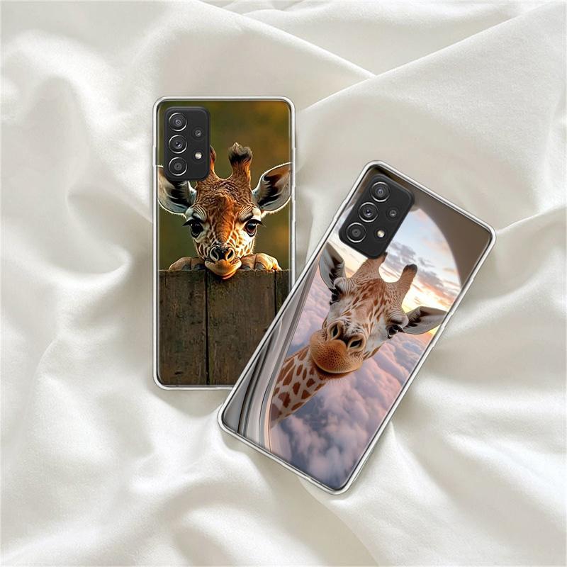 Giraffes Have Long Necks Phone Case for Samsung A54 A57 A37 A17 A14 A15 A12 A24 A34 A55 A35 A25 A52S A07 A05S A04S A22 A32 A72 G