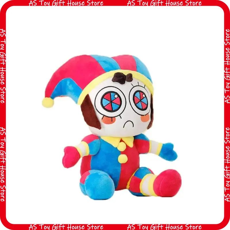 Nuovo  Vendi L'incredibile Circo Digitale Peluche Clown Pomni Jax Joker Cartone Animato Morbido Peluche Decorazione Divano Giocattolo di Natale Regalo