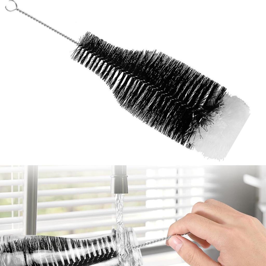 Bottle Brush for Sodastream and Soda Bottles Gentle Anti Scratch Bristles Cleaner with Ergonomic Handle