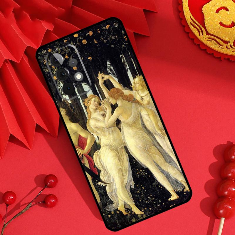 Art Paintings The Birth Of Venus Case For Samsung Galaxy M55 M35 M15 M11 M12 M13 M14 M06 M16 M36 M56 M31 M53 M32 M52 M34 M54
