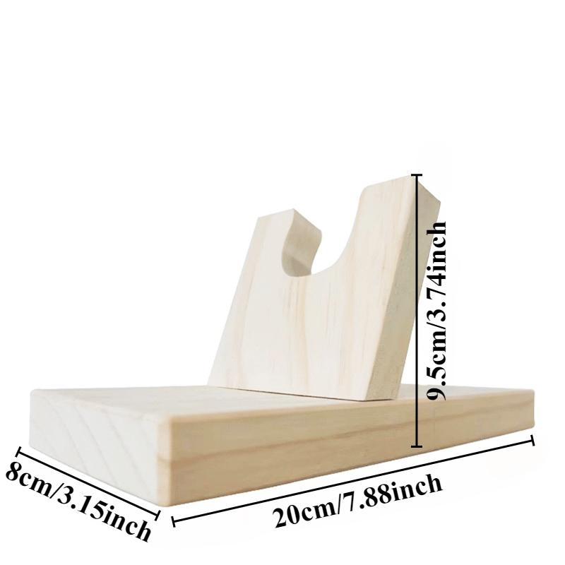 Massivholz Heißklebepistolenständer Klebepistolen-Massivholz-Befestigungsrahmen Tragbares Stützwerkzeug Stütze Holzsockel