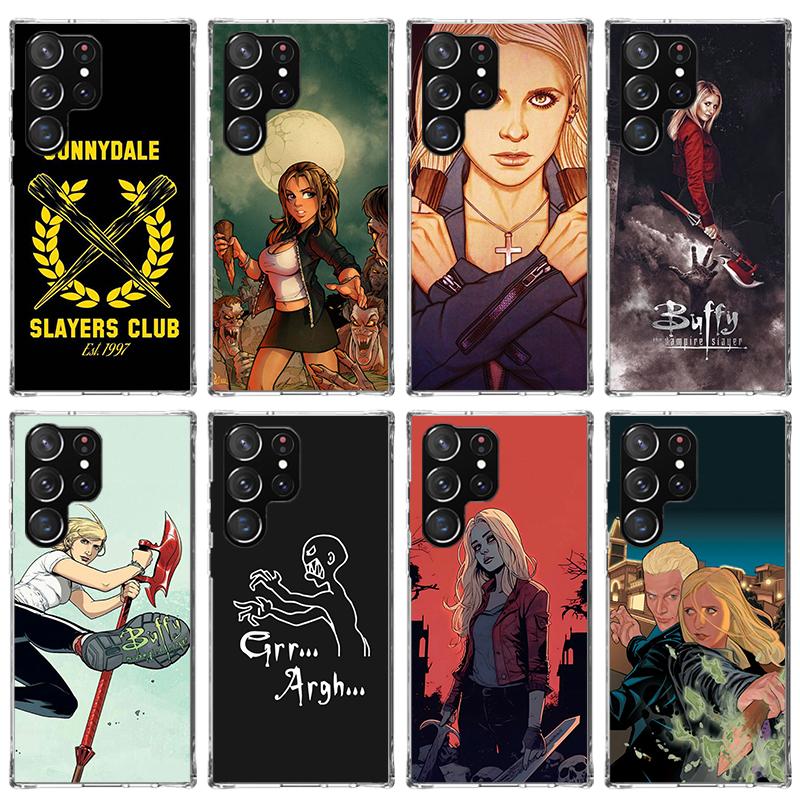 The Vampire Slayer Buffy Phone Case For Samsung Galaxy S26 S25 Edge S24 S23 Ultra S22 Plus S21 S20 FE Soft TPU Back Cover Funda