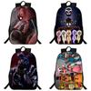 Lebendiger Five Nights At Freddy's Rucksack Mit Anime-Muster Für Kinder Und Schüler