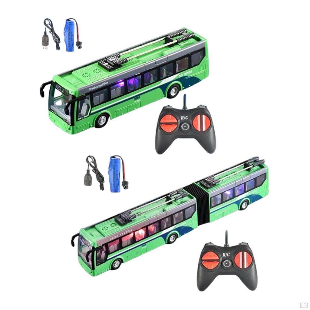 Radio Remote Control Bus Electronic Vehicles for Ages 3 4 5 6 Years Old Gift