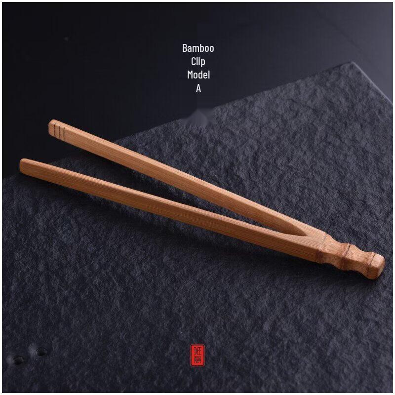 Bamboo Tea Tongs Set