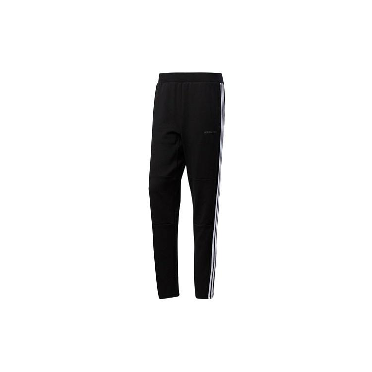 adidas neo M Fr Q1 Tp Stripe Running Sports Pants Black Men s BP6318 XS
