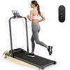 Treadmill iScooter Speed 1-12km/h Lndoor Treadmill With Bluetooth APP LED Display Max Load 120Kg Black FT52
