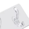 Wall Mounted Coat Rack PVC Strong Stable Multifunctional Simple Wall Hanger with 3 Hooks for