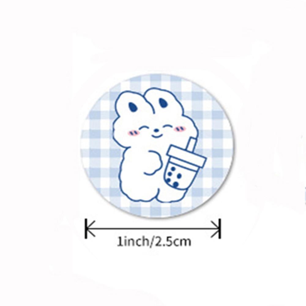 100-500Pcs Cute Bear Thank You Sticker 1Inch Envelope Sealing Labels Sticker For Children Gift Packaging Decorative Stickers Tag