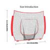 Rebounds Trainings-Baffle-Netz 7ftx7ft Schwerlast-Übungsnetz Baseball-Ersatznetz zum Werfen, Schlagen, Feldspiel