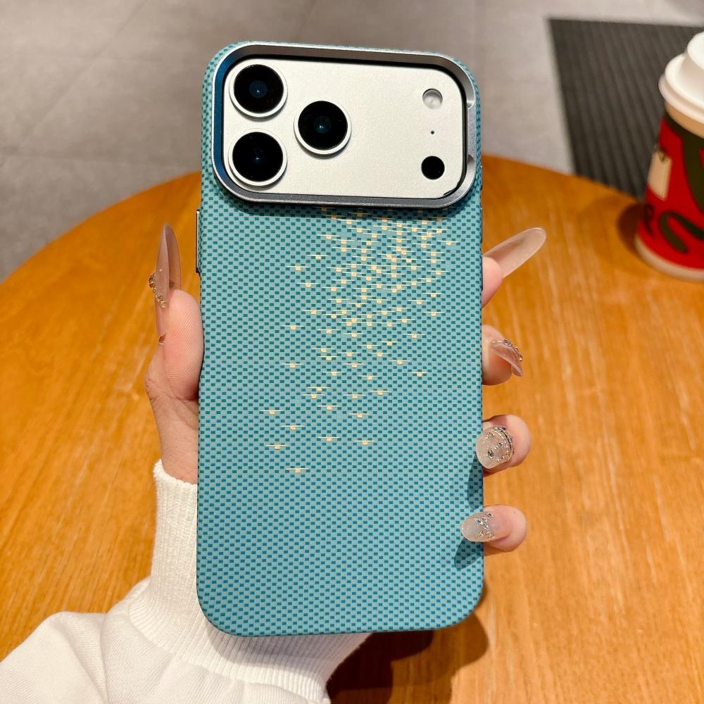 Luxury Kevlar Carbon Fibre Magnetic Wireless Charging For Magsafe Case For iPhone 17 Pro Max 16 15 Shockproof Hard PC Back Cover