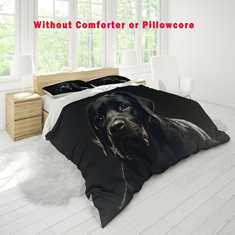 Labrador Dog Duvet Set 3D Digital Printing Bedding Set Three-Piece Bedroom Decoration
